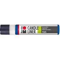 Candle Liner - Mittelblau von Blau