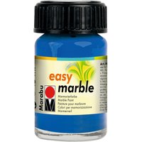 Easy Marble Marmorierfarbe, Marabu, 15 ml - Azurblau von Blau