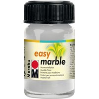 Easy Marble Marmorierfarbe, Marabu, 15 ml - Silber von Silber