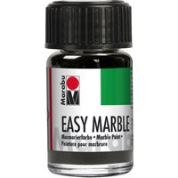 Easy Marble Marmorierfarbe, Marabu, 15 ml - Silber von Silber