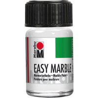 Easy Marble Marmorierfarbe, Marabu, 15 ml - Weiß von Weiß