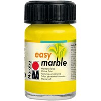 Easy Marble Marmorierfarbe, Marabu, 15 ml - Zitrone von Gelb