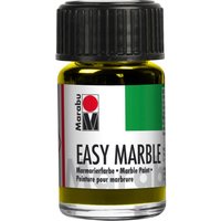 Easy Marble Marmorierfarbe, Marabu, 15 ml - Zitrone von Gelb