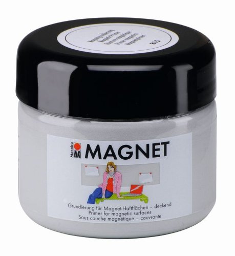 Marabu 02600025815 - Magnetfarbe 225 ml, Acrylgrundierung für magnetische Flächen, nach Trocknung übermalbar, wasserfest und lichtecht, 3 - 4 Schichten kreuzweise auftragen für bessere Magnetkraft Marabu 02600025815 - Magnetfarbe 225 ml, Acrylgrundierung für magnetische Flächen, nach Trocknung übermalbar, wasserfest und lichtecht, 3 - 4 Schichten kreuzweise auftragen für bessere Magnetkraft von Marabu