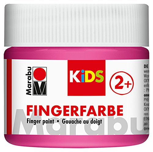 Marabu 03030050033 - Kids Fingerfarbe pink 100 ml, Fingermalfarbe auf Wasserbasis, parabenfrei, vegan, laktosefrei, glutenfrei, geeignet zum Malen in Kindergarten, Schule, Therapie und zu Hause Marabu 03030050033 - Kids Fingerfarbe pink 100 ml, Fingermalfarbe auf Wasserbasis, parabenfrei, vegan, laktosefrei, glutenfrei, geeignet zum Malen in Kindergarten, Schule, Therapie und zu Hause von Marabu