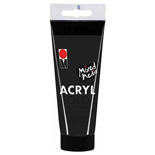 Marabu 12010050582 - Acryl Color glitter silber 100 ml, cremige Acrylfarbe auf Wasserbasis, schnell trocknend, lichtecht, wasserfest, zum Auftragen mit Pinsel und Schwamm auf Leinwand, Papier und Holz Marabu 12010050582 - Acryl Color glitter silber 100 ml, cremige Acrylfarbe auf Wasserbasis, schnell trocknend, lichtecht, wasserfest, zum Auftragen mit Pinsel und Schwamm auf Leinwand, Papier und Holz von Marabu