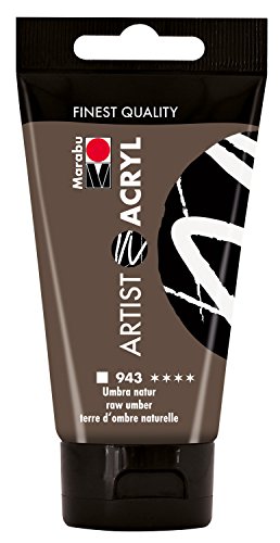 Marabu 12200002943 - Artist Acryl umbra natur 75 ml, feine Acrylfarbe in Künstlerqualität, auf Wasserbasis, pastose Konsistenz, hoch pigmentiert, sehr gute Brillanz und Deckkraft Marabu 12200002943 - Artist Acryl umbra natur 75 ml, feine Acrylfarbe in Künstlerqualität, auf Wasserbasis, pastose Konsistenz, hoch pigmentiert, sehr gute Brillanz und Deckkraft von Marabu