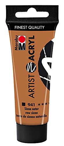 Marabu 12200055941 - Artist Acryl Siena natur 941, 22 ml, feine Acrylfarbe in Künstlerqualität, auf Wasserbasis, pastose Konsistenz, hoch pigmentiert, sehr gute Brillanz und Deckkraft Marabu 12200055941 - Artist Acryl Siena natur 941, 22 ml, feine Acrylfarbe in Künstlerqualität, auf Wasserbasis, pastose Konsistenz, hoch pigmentiert, sehr gute Brillanz und Deckkraft von Marabu