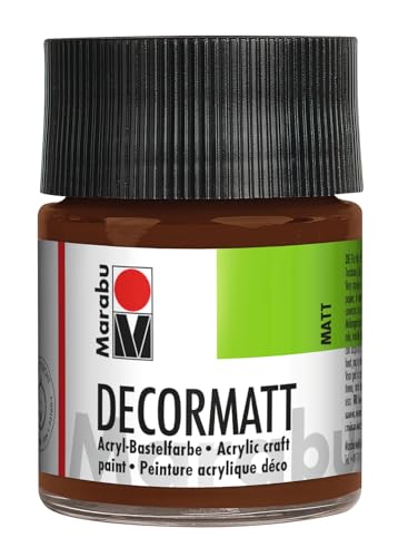 Marabu 14010005047 - Decormatt Acryl Hellbraun 047, 50 ml, samtmatte Acrylfarbe auf Wasserbasis, cremig und farbintensiv, speichelfest, wetterfest, zum freien Malen und Schablonieren Marabu 14010005047 - Decormatt Acryl Hellbraun 047, 50 ml, samtmatte Acrylfarbe auf Wasserbasis, cremig und farbintensiv, speichelfest, wetterfest, zum freien Malen und Schablonieren von Marabu