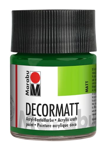 Marabu 14010005065 - Decormatt Acryl Olivgrün 065, 50 ml, samtmatte Acrylfarbe auf Wasserbasis, cremig und farbintensiv, speichelfest, wetterfest, zum freien Malen und Schablonieren Marabu 14010005065 - Decormatt Acryl Olivgrün 065, 50 ml, samtmatte Acrylfarbe auf Wasserbasis, cremig und farbintensiv, speichelfest, wetterfest, zum freien Malen und Schablonieren von Marabu