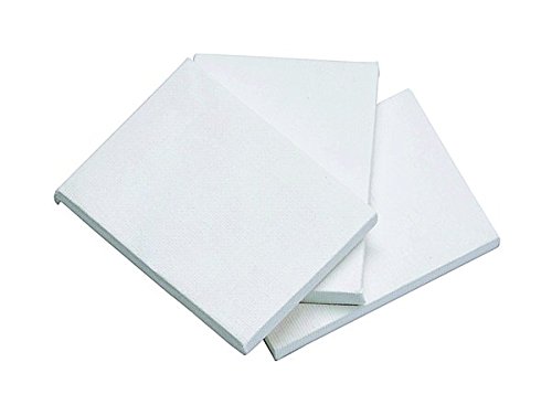 Marabu 1615000000001 - Mini Keilrahmen, ca. 6 x 8 cm, Rahmentiefe ca. 1 cm, weiß, ideal zum Bemalen und Dekorieren, als individuell gestaltetes Geschenk, zur Gestaltung von Tischkarten von Marabu