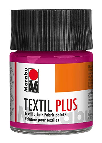 Marabu 17150005005 - Textil Plus himbeere 50 ml, volldeckende Stoffmalfarbe für dunkle Stoffe, geeignet für Stoffmalerei und Stoffdruck, nach Fixierung waschbeständig bis 40 °C Marabu 17150005005 - Textil Plus himbeere 50 ml, volldeckende Stoffmalfarbe für dunkle Stoffe, geeignet für Stoffmalerei und Stoffdruck, nach Fixierung waschbeständig bis 40 °C von Marabu