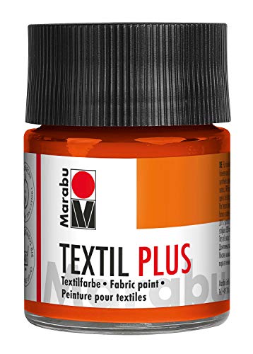 Marabu 17150005023 - Textil Plus rotorange 50 ml, volldeckende Stoffmalfarbe für dunkle Stoffe, geeignet für Stoffmalerei und Stoffdruck, nach Fixierung waschbeständig bis 40 °C Marabu 17150005023 - Textil Plus rotorange 50 ml, volldeckende Stoffmalfarbe für dunkle Stoffe, geeignet für Stoffmalerei und Stoffdruck, nach Fixierung waschbeständig bis 40 °C von Marabu