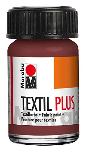 Marabu 17150039046 - Textil Plus mittelbraun 15 ml, volldeckende Stoffmalfarbe für dunkle Stoffe, geeignet für Stoffmalerei und Stoffdruck, nach Fixierung waschbeständig bis 40 °C Marabu 17150039046 - Textil Plus mittelbraun 15 ml, volldeckende Stoffmalfarbe für dunkle Stoffe, geeignet für Stoffmalerei und Stoffdruck, nach Fixierung waschbeständig bis 40 °C von Marabu