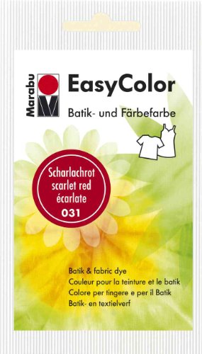 Marabu 17350022073 - Easy Color schwarz, 25 g Batik- und Handfärbefarbe für Baumwolle, Leinen, Seide und Mischgewebe, handwaschbar bis 30°C, sehr gute Lichtechtheit, nicht kochecht von Marabu