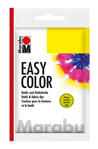 Marabu 17350022264 - Easy Color pistazie, 25 g Batik- und Handfärbefarbe für Baumwolle, Leinen, Seide und Mischgewebe, handwaschbar bis 30°C, sehr gute Lichtechtheit, nicht kochecht von Marabu