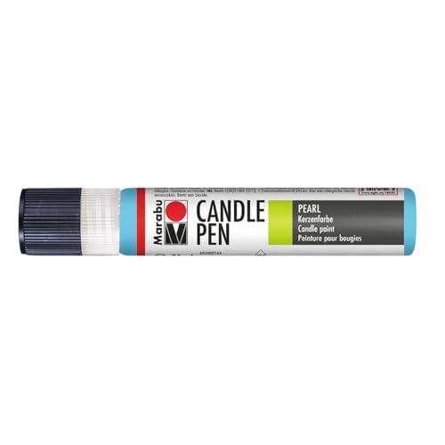 Marabu 18050009090 - Candle Pen Hellblau, Kerzenpen, cremig, weiche Wachsmalfarbe, auf Wasserbasis, lichtecht, geruchsneutral, wetterfest, kinderleichte Kerzendeko, 25 ml Marabu 18050009090 - Candle Pen Hellblau, Kerzenpen, cremig, weiche Wachsmalfarbe, auf Wasserbasis, lichtecht, geruchsneutral, wetterfest, kinderleichte Kerzendeko, 25 ml von Marabu