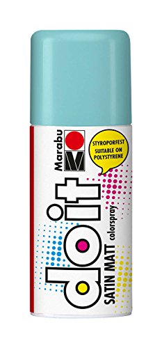 Marabu 21070006255 - Do it Satin Matt aquamarin, Colorspray auf Acrylbasis, styroporfest, schnell trocknend, sehr gute Deckkraft, wetterfest, für große und kleine Bastelarbeiten, 150 ml Sprühdose Marabu 21070006255 - Do it Satin Matt aquamarin, Colorspray auf Acrylbasis, styroporfest, schnell trocknend, sehr gute Deckkraft, wetterfest, für große und kleine Bastelarbeiten, 150 ml Sprühdose von Marabu