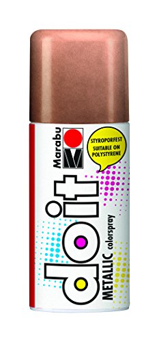 Marabu 21074006787 - Do it Metallic kupfer, Colorspray auf Acrylbasis für edle Metalleffekte, styroporfest, sehr schnell trocknend, sehr gute Deckkraft, wetterfest, 150 ml Sprühdose Marabu 21074006787 - Do it Metallic kupfer, Colorspray auf Acrylbasis für edle Metalleffekte, styroporfest, sehr schnell trocknend, sehr gute Deckkraft, wetterfest, 150 ml Sprühdose von Marabu