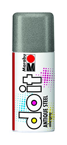 Marabu 21078006781 - Do it Antique Steel, antik silber, Colorspray auf Acrylbasis für edel schimmernde Antikeffekte, sehr schnell trocknend, sehr gute Deckkraft,wetterfest, 150 ml Sprühdose Marabu 21078006781 - Do it Antique Steel, antik silber, Colorspray auf Acrylbasis für edel schimmernde Antikeffekte, sehr schnell trocknend, sehr gute Deckkraft,wetterfest, 150 ml Sprühdose von Marabu