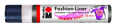 Marabu 25 ml Fashion Liner Shimmer, schwarz von Marabu