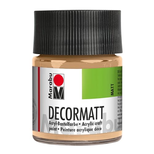 Marabu Acrylfarbe "Decormatt", hautfarbe, 50 ml, im Glas VE = 1 von Marabu