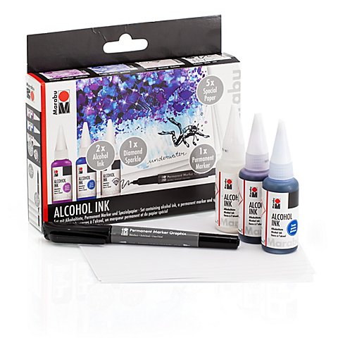 Marabu Alcohol Ink Set "Underwater" Marabu Alcohol Ink Set "Underwater" von Marabu