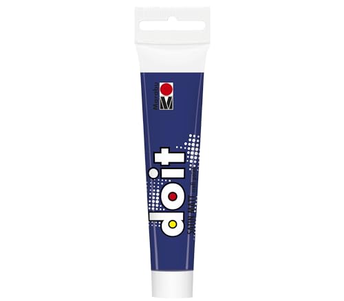 Marabu DO IT Craft Paint, 36 ml Nachtblau, seidenmatte Acrylfarbe für DIY, Basteln und Hobby, Malfarbe auf Wasserbasis, wetterfest, lichtecht, schnelltrocknend, vegan, 12760076293, 36 Milliliter Marabu DO IT Craft Paint, 36 ml Nachtblau, seidenmatte Acrylfarbe für DIY, Basteln und Hobby, Malfarbe auf Wasserbasis, wetterfest, lichtecht, schnelltrocknend, vegan, 12760076293, 36 Milliliter von Marabu