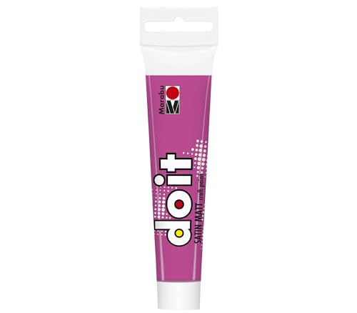 Marabu DO IT Craft Paint, 36 ml Rosa, seidenmatte Acrylfarbe für DIY, Basteln und Hobby, Malfarbe auf Wasserbasis, wetterfest, lichtecht, schnelltrocknend, vegan, 12760076033, 36 Milliliter Marabu DO IT Craft Paint, 36 ml Rosa, seidenmatte Acrylfarbe für DIY, Basteln und Hobby, Malfarbe auf Wasserbasis, wetterfest, lichtecht, schnelltrocknend, vegan, 12760076033, 36 Milliliter von Marabu
