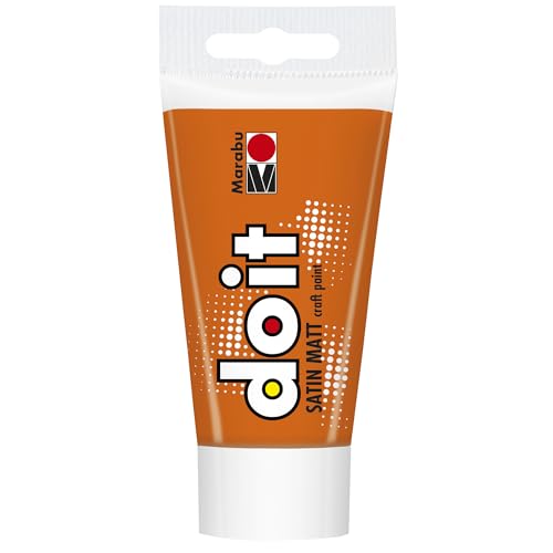 Marabu DO IT Craft Paint, 75 ml Orange, seidenmatte Acrylfarbe für DIY, Basteln und Hobby, Malfarbe auf Wasserbasis, wetterfest, lichtecht, schnelltrocknend, vegan, 12760002013 Marabu DO IT Craft Paint, 75 ml Orange, seidenmatte Acrylfarbe für DIY, Basteln und Hobby, Malfarbe auf Wasserbasis, wetterfest, lichtecht, schnelltrocknend, vegan, 12760002013 von Marabu
