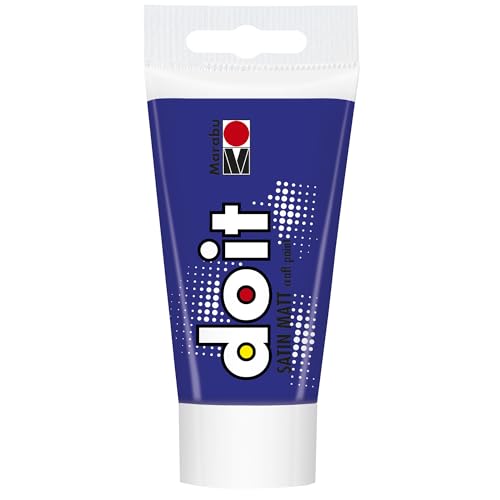 Marabu DO IT Craft Paint, 75 ml Pflaume, seidenmatte Acrylfarbe für DIY, Basteln und Hobby, Malfarbe auf Wasserbasis, wetterfest, lichtecht, schnelltrocknend, vegan, 12760002037, 75 Milliliter Marabu DO IT Craft Paint, 75 ml Pflaume, seidenmatte Acrylfarbe für DIY, Basteln und Hobby, Malfarbe auf Wasserbasis, wetterfest, lichtecht, schnelltrocknend, vegan, 12760002037, 75 Milliliter von Marabu