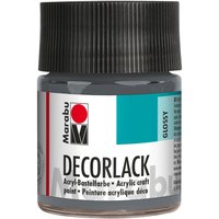 Marabu Decorlack, 50ml - Grau von Grau