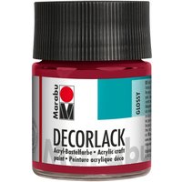 Marabu Decorlack, 50ml - Karminrot von Rot