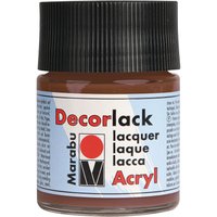 Marabu Decorlack, 50ml - Mittelbraun von Braun