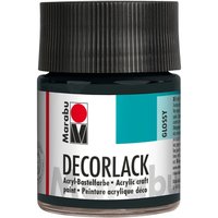 Marabu Decorlack, 50ml - Schwarz von Schwarz