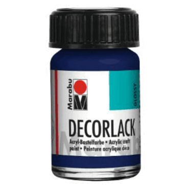 Marabu Decorlack Acryl - Dunkelblau 053 15 ml von Marabu