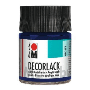 Marabu Decorlack Acryl - Dunkelblau 053 50 ml von Marabu