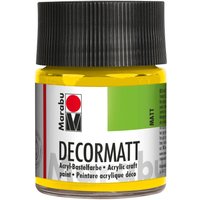 Marabu-Decormatt, 50ml - Gelb von Marabu