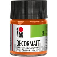 Marabu-Decormatt, 50ml - Orange von Orange