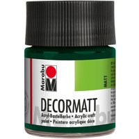 Marabu-Decormatt, 50ml - Tannengrün von Grün