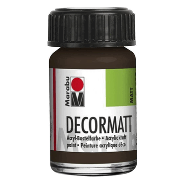 Marabu Decormatt Acryl - Dunkelbraun 045 15 ml. von Marabu