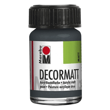 Marabu Decormatt Acryl - Dunkelgrau 079 15 ml. von Marabu