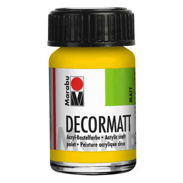 Marabu Decormatt Acryl - Gelb 019 15 ml. von Marabu