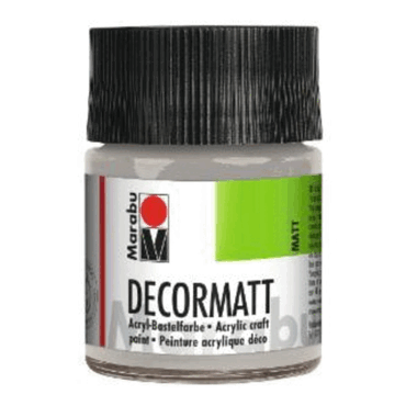 Marabu Decormatt Acryl - Metallic-Silber 782 50 ml. von Marabu