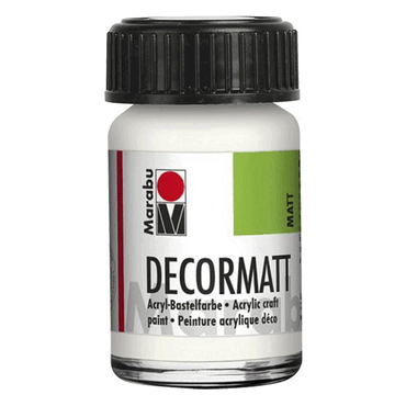 Marabu Decormatt Acryl - weiß 070 15 ml. von Marabu