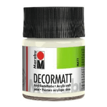 Marabu Decormatt Acryl - weiß 070 50 ml. von Marabu