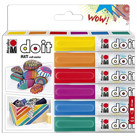 Marabu Do It Acrylstifte "Starterpack", 6 Stifte Marabu Do It Acrylstifte "Starterpack", 6 Stifte von Marabu