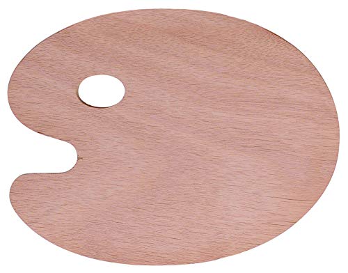 Marabu Farbmisch-Palette, aus Holz, oval von Marabu