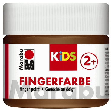 Marabu Fingerfarbe Kids - 100 ml braun. von Marabu