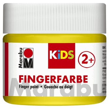 Marabu Fingerfarbe Kids - 100 ml gelb. von Marabu